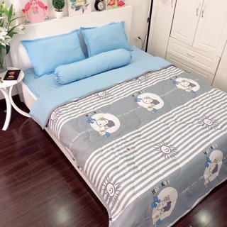 Set đũi chăn hè siêu mát m6x2m