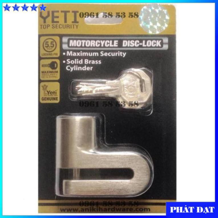 KHÓA THẮNG ĐĨA XE MÁY CHỐNG CẮT CHỐNG TRỘM YETI YT-3027 TAIWAN - THIẾT BỊ PHÁT ĐẠT