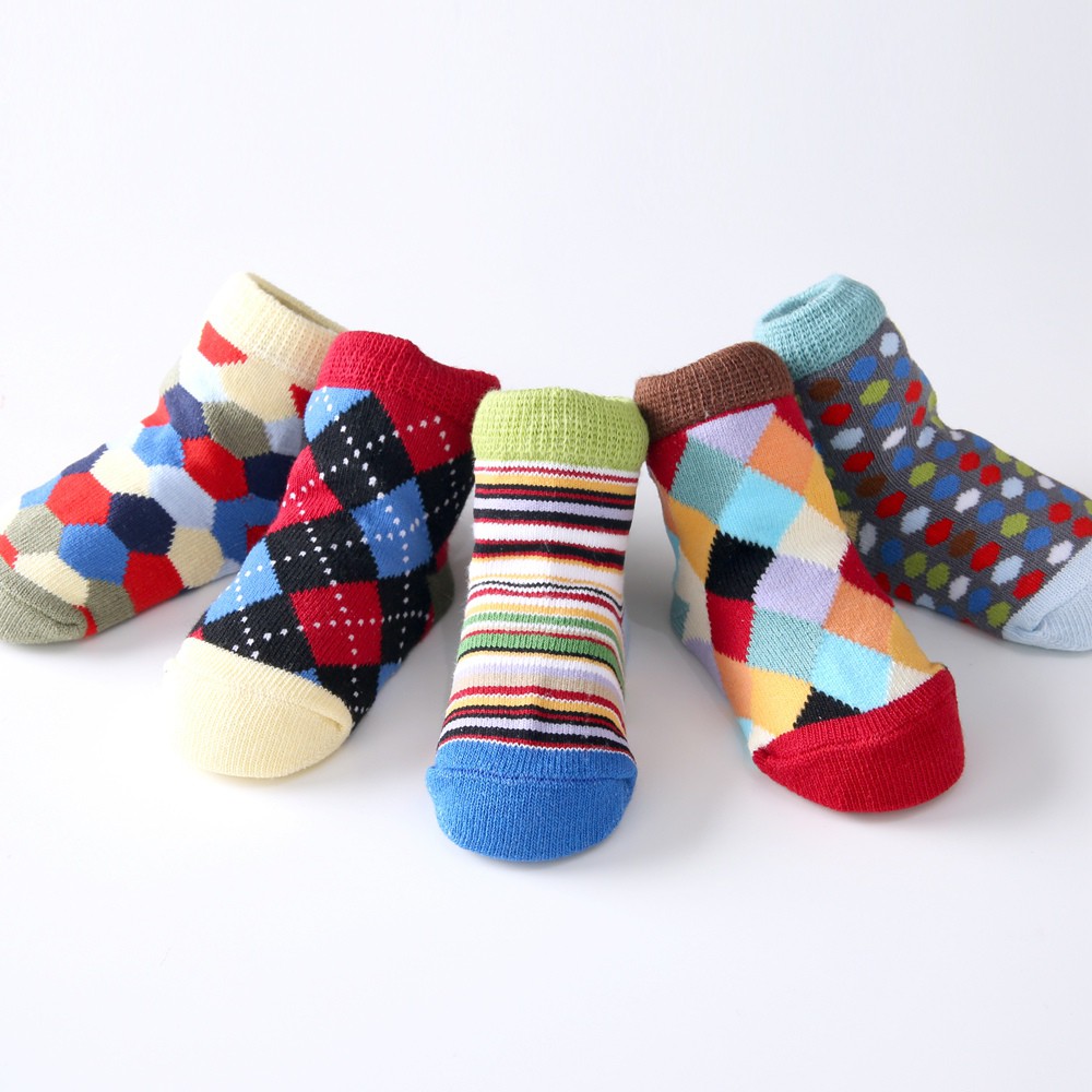 Set 5 Đôi Vớ Sanlutoz Chất Liệu Cotton Đáng Yêu