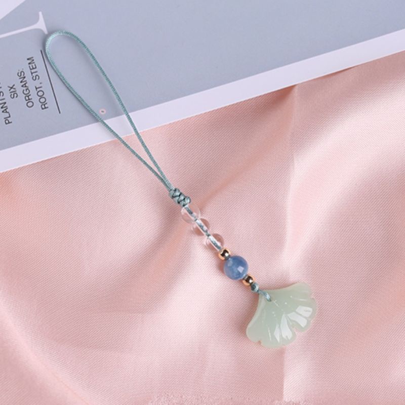 Móc khóa phong thủy hút Tài Lộc May Mắn kết dây thủ công AMK007