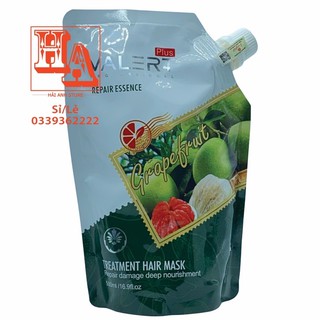 Kem hấp - ủ- xả phục hồi tóc bưởi grapefruit siêu mềm mượt dạng túi 500ml