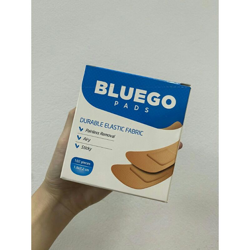 BĂNG CÁ NHÂN BLUEGO HỘP 102 MIẾNG