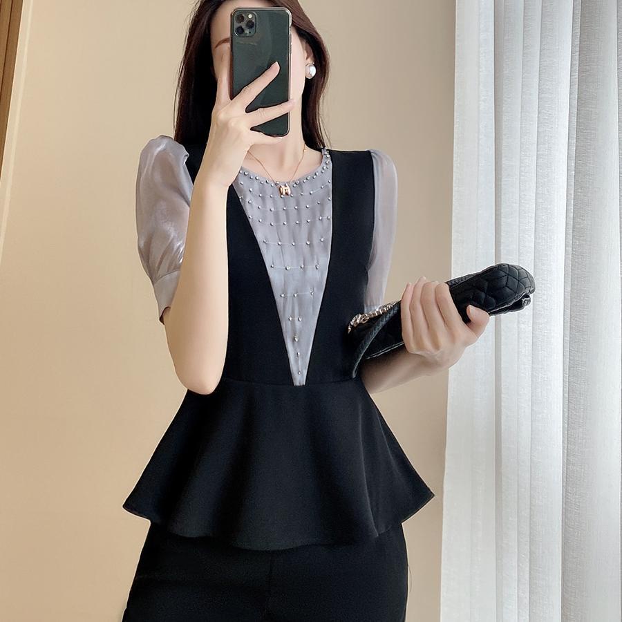 Bộ Quần Áo Thời Trang Mùa Hè Phong Cách Hồng Kông Hàng Mới 2022 Dành Cho Nữ