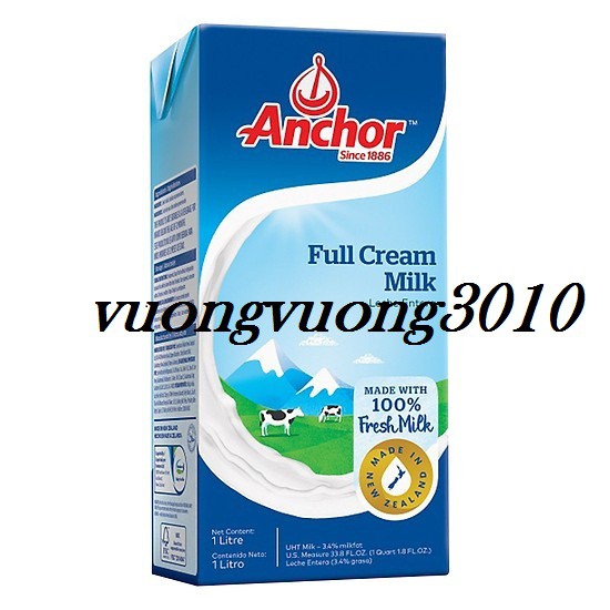 Sữa Tươi Full - Cream  ANCHOR 1 lít