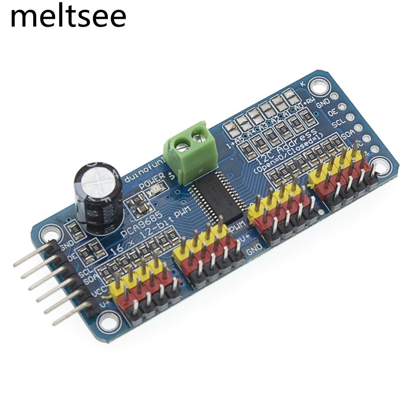 Mô đun giao tiếp 16 kênh 12-bit Pwm/ Servo Pca9685 dành cho Raspberry Pi