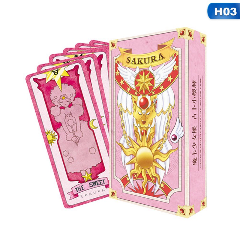 Bộ Thẻ Bài Tarot Kiểu Hoạt Hình Anime Sakura Kinomoto