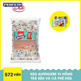 Kẹo alpenliebe vị hồng trà sữa và cà phê dừa