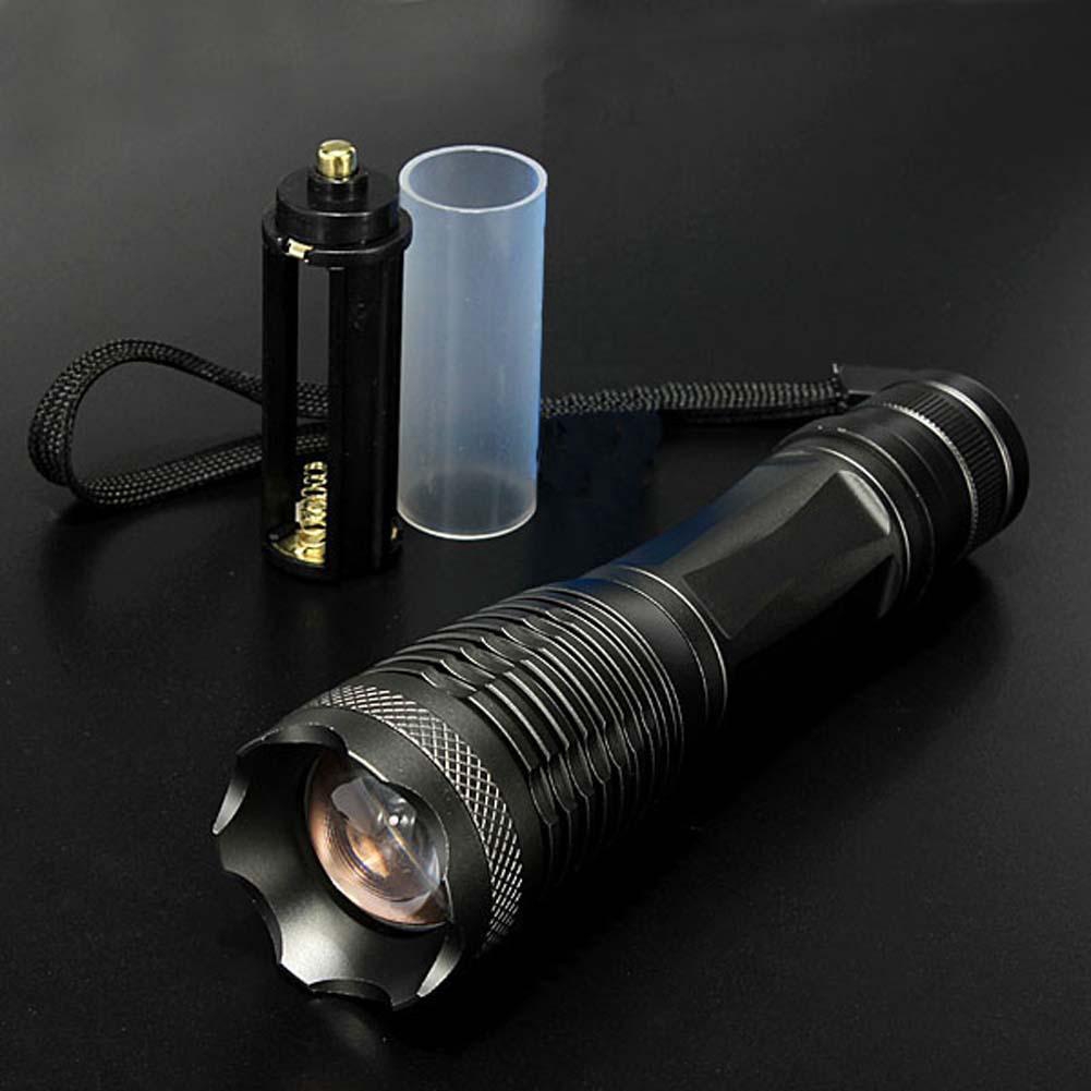 Super Bright X-T6 LED Zoomable Flashlight Torch Lamp 18650/AAA Outdoor