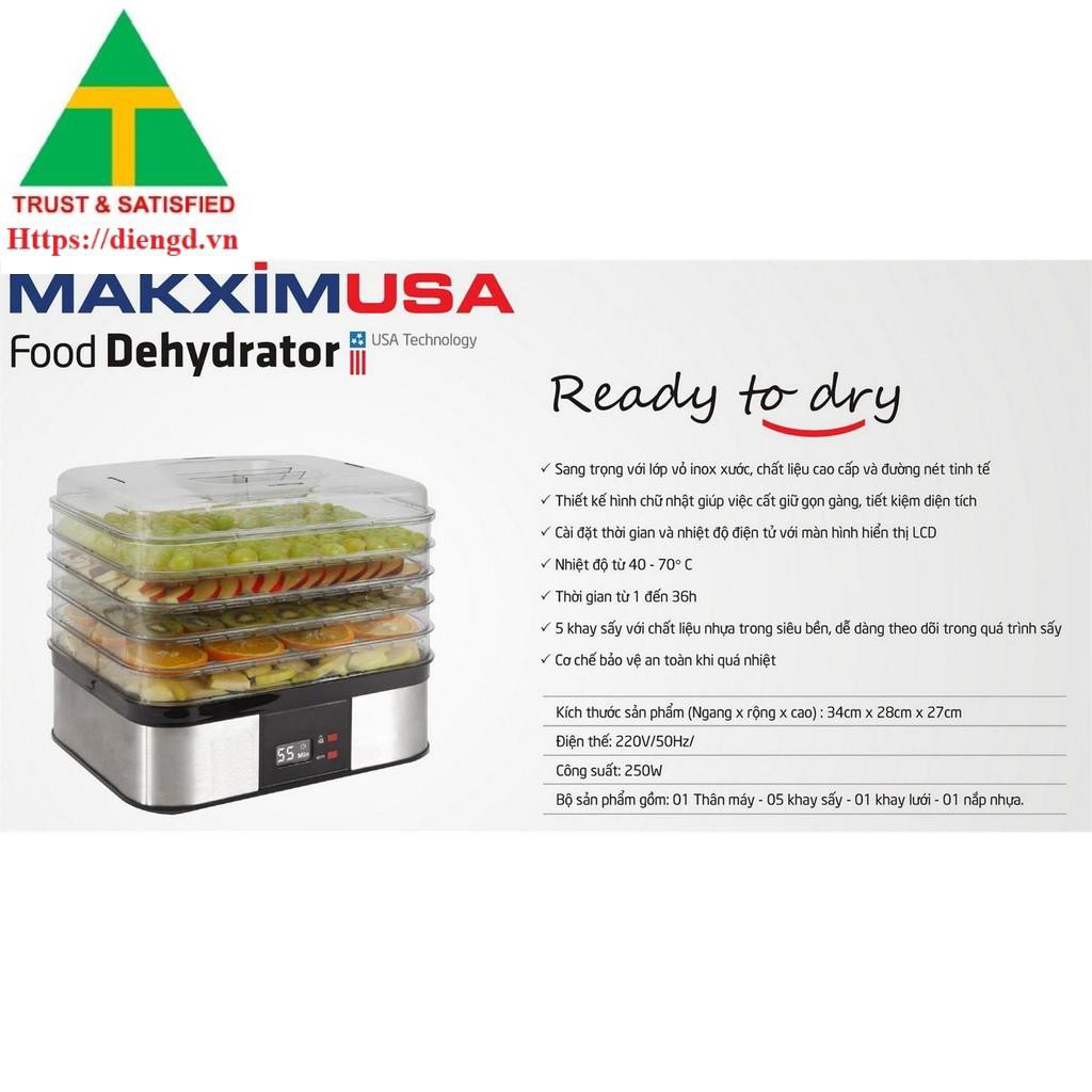 Máy sấy hoa quả, thực phẩm Makxim USA MKX-DH-2015