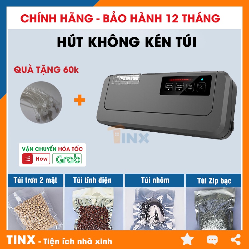 Máy hút chân không P290 không kén túi chính hãng - Máy hút chân không mini hút mọi loại túi và nhiều loại thực phẩm