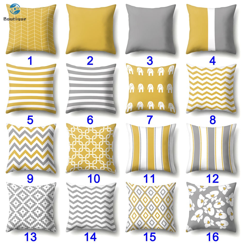 ✿♥▷ Cushion Cover 45x45cm Minimalist Fashion Soft Nordic Style For Office Car Cafe