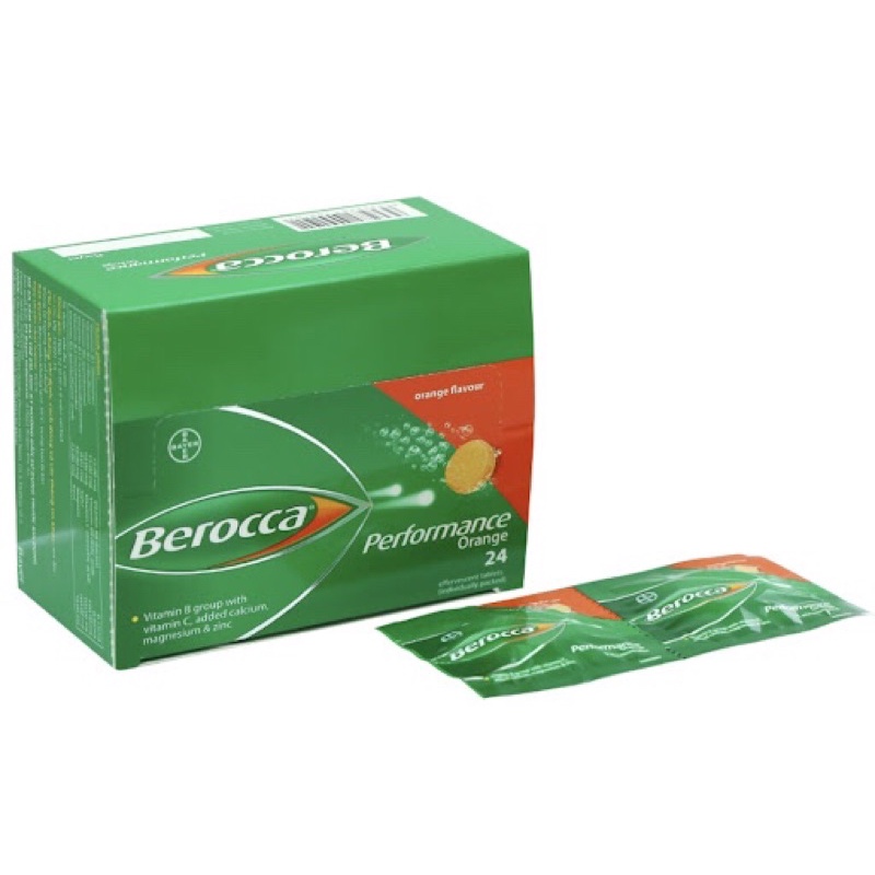 Viên sủi bổ sung vitamin và khoáng chất Berocca / Beroca (CHÍNH HÃNG BAYER)