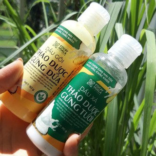 Combo gội - xả gừng dừa hữu cơ