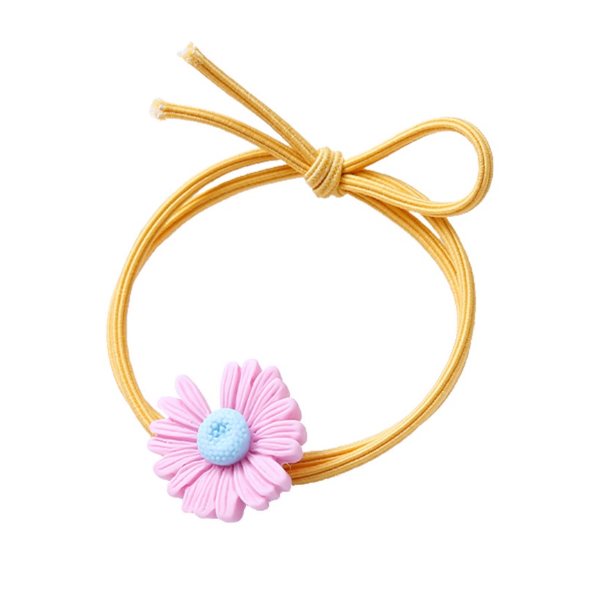 Dây buộc tóc nữ hoa cúc Daisies - Set 5 dây cột tóc dễ thương, bền đẹp - NASI Store