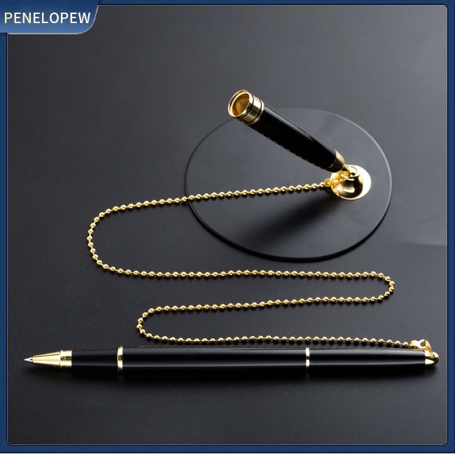 Giá Đỡ Bút Ký Tên Để Bàn Văn Phòng Phẩm Bằng Kim Loại An Toàn Tiện Lợi