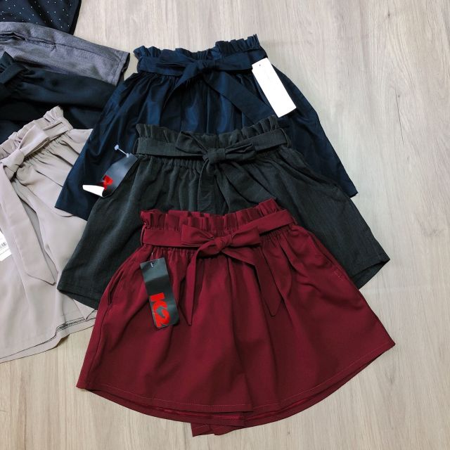 Quần short dây thắt lưng full màu siêu xinh