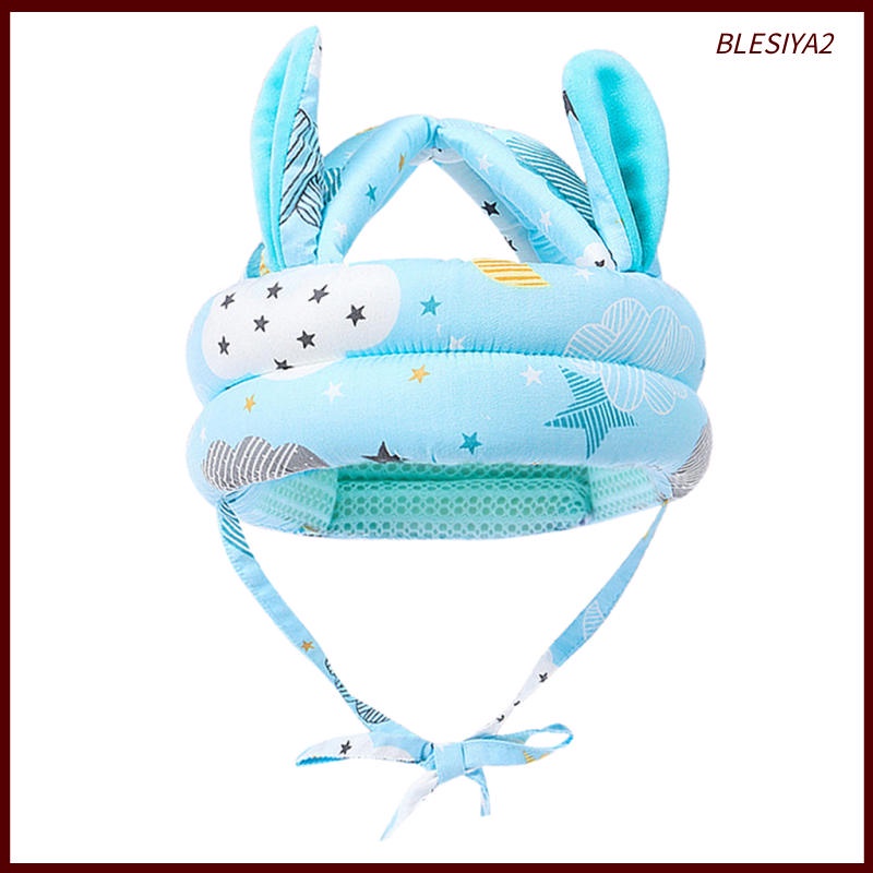 Set 2 Mũ Bảo Hiểm Mềm Mại Chống Va Chạm Bảo Vệ An Toàn Cho Bé Mới