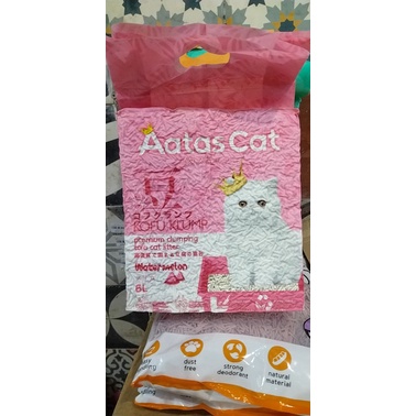 Cát vệ sinh đậu nành Tofu Aatas cho mèo - Nhiều mùi hương thơm - Bao 6L (2.5kg)