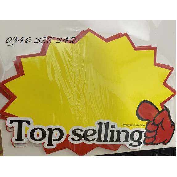 Giấy Sale, New, Hot, Promotion, Giấy ghi giá sản phẩm, bảng ghi giảm giá sp