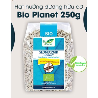 Hạt Hướng Dương Hữu Cơ Đã Tách Vỏ Bio Planet 250g