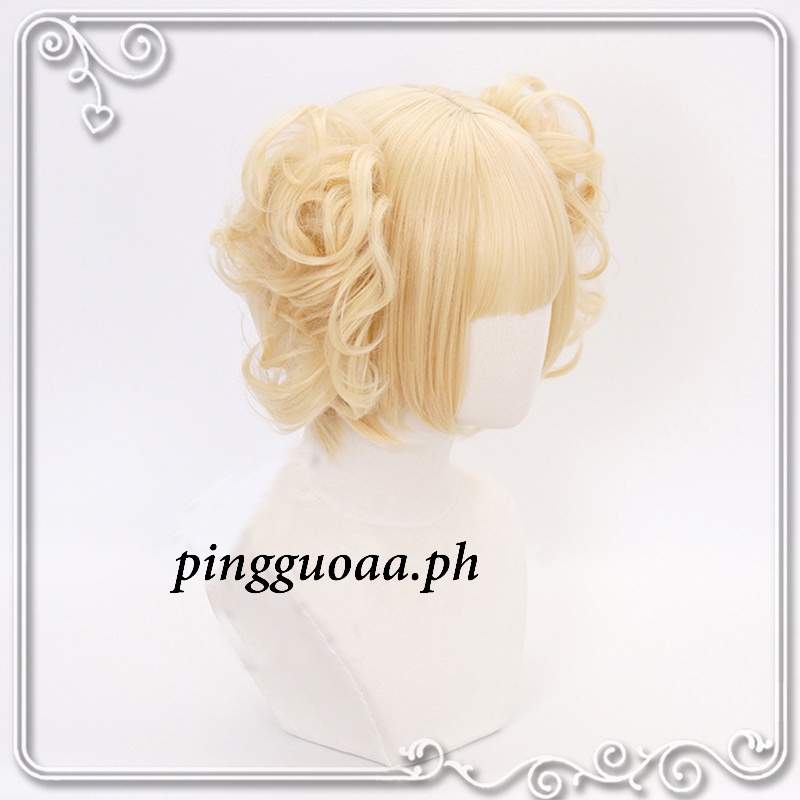 Boku No Hero Academy Cross My Body Synthetic Hair Wig Cosplay My Hero Academy Himiko Toga Cosplay Party Role Play Wigs