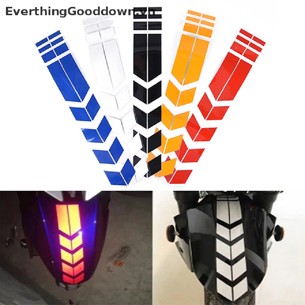 FENDER Everthinggooddown Sticker Phản Quang Chống Thấm Nước Dán Trang Trí Bánh Xe Hơi Xe Máy