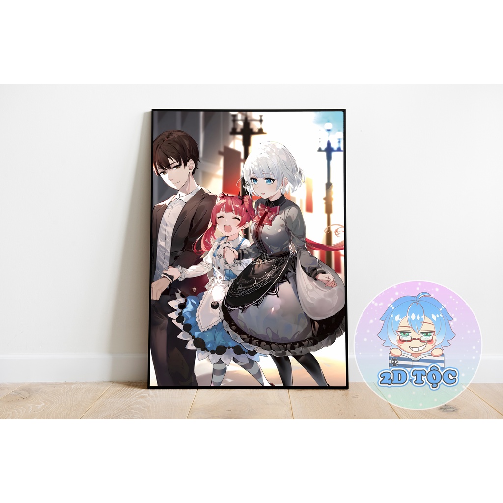 TRANH POSTER A3 ANIME MANGA LIGHT NOVEL THÁM TỬ ĐÃ CHẾT (1)  CHẤT LIỆU GIẤY CAO CẤP - 2D TỘC SHOP