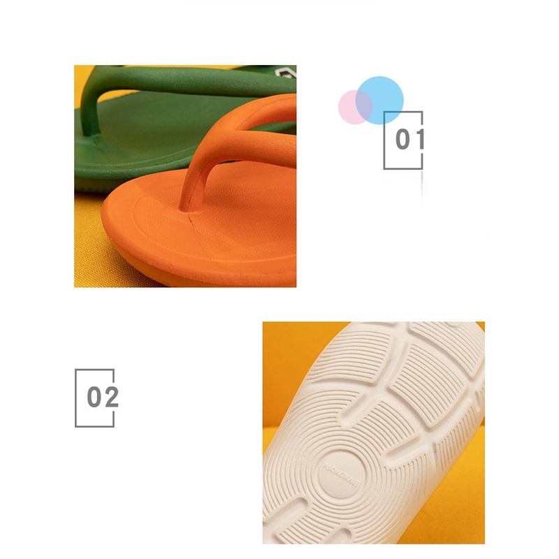 Dép Đi Biển Kiểu Dáng Đơn Giản Thời Trang Mùa Hè Dành Cho Cặp Đôi