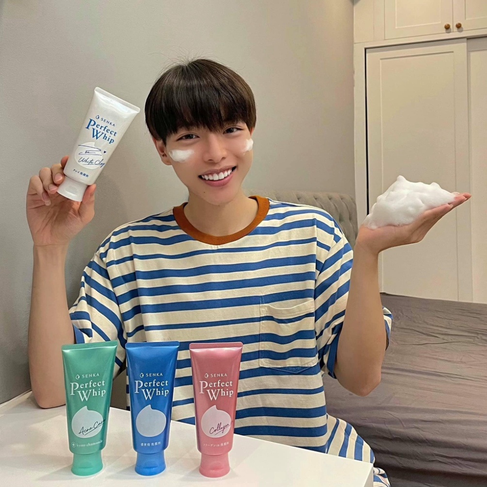 Sữa Rửa Mặt Senka Perfect Whip dành cho da dầu, hỗn hợp | BigBuy360 - bigbuy360.vn