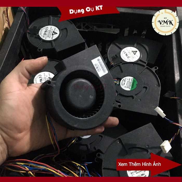 Quạt sò, quạt sên 12V DC