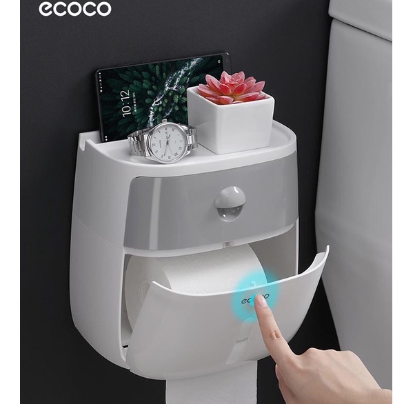 Kệ Đựng Giấy Nhà Vệ Sinh Chống Nước ECOCO,Khay Đựng Đồ Nhà Vệ Sinh Thông Minh ECOCO