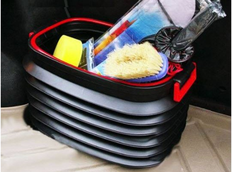 Thùng nhựa gấp gọn đựng đồ ô tô tiện dụng -  Thùng để đồ trên xe hơi nhỏ gọn - Dung tích 40L