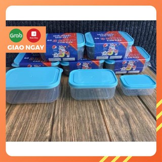 BỘ 3 HỘP NHỰA (loại nhỏ) VĨ HƯNG - Hàng tặng của Pepsi