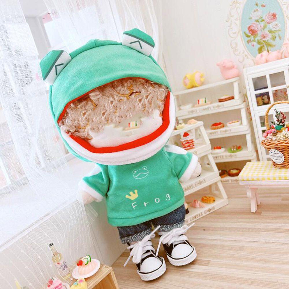 Luol Áo Sweater Liền Thân Hình Khủng Long Thay Đổi Cho Búp Bê