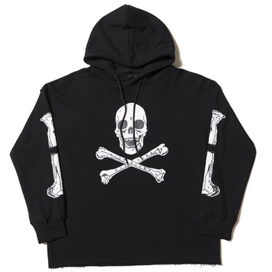 Vlone Áo len có mũ trùm đầu thông thường của nam và nữ mới