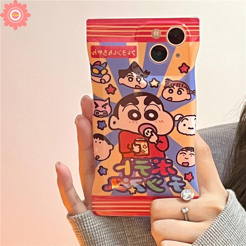 Ốp Điện Thoại TPU Mềm In Hoạt Hình Shinchan Cho iPhone 11 14 12 13 Pro Max XR X Xs Max 8 7 6 6s Plus SE 2020