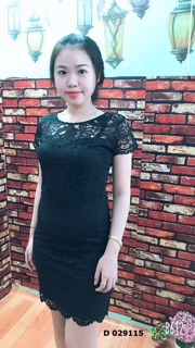 ĐẦM BODY CỔ TRÒN ( có quay clip thật )