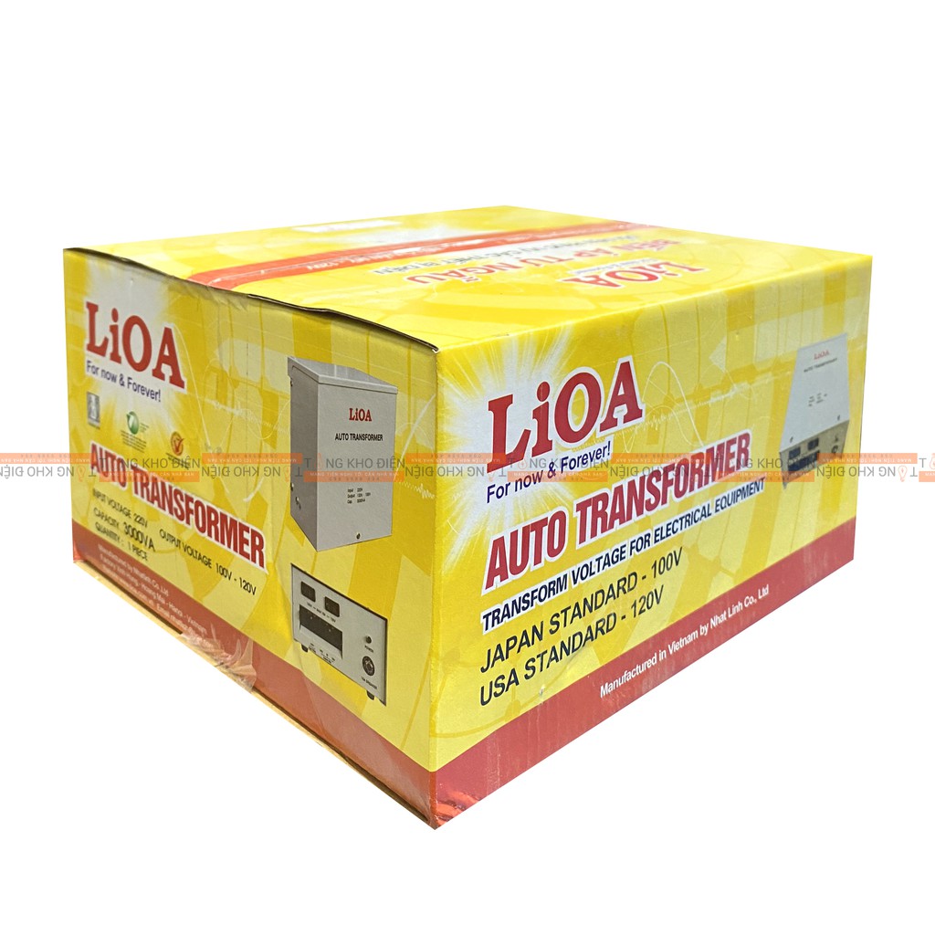 Biến Áp Đổi Nguồn LiOA 3000VA (Nguồn Vào 220V / Nguồn Ra 100-120V)