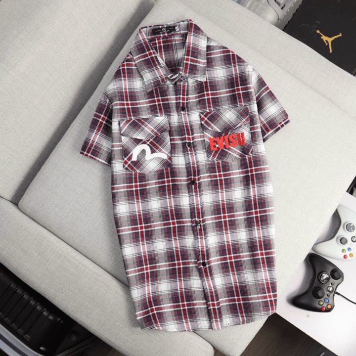 (HCM) ÁO SƠ MI CARO NAM TAY NGẮN THỜI TRANG CỰC ĐẸP , PHONG CÁCH HOTTREND CHO CÁC ANH EM KME STORE