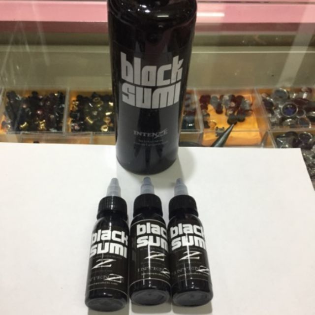 Mực xăm INTENZE Black Sumi 30ml siêu đen