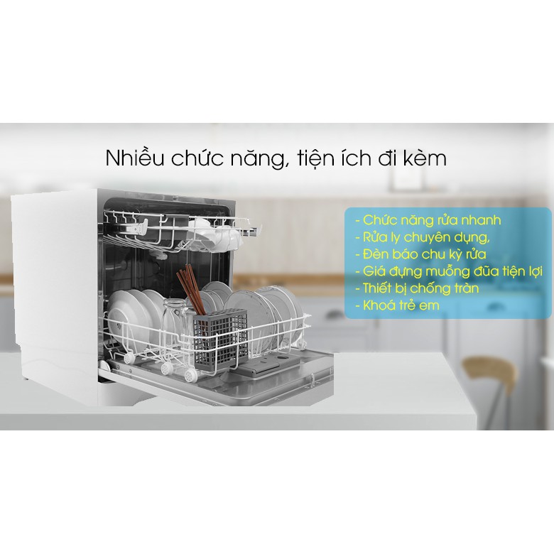 Máy Rửa Bát Electrolux ESF6010BW Hàng chính hãng