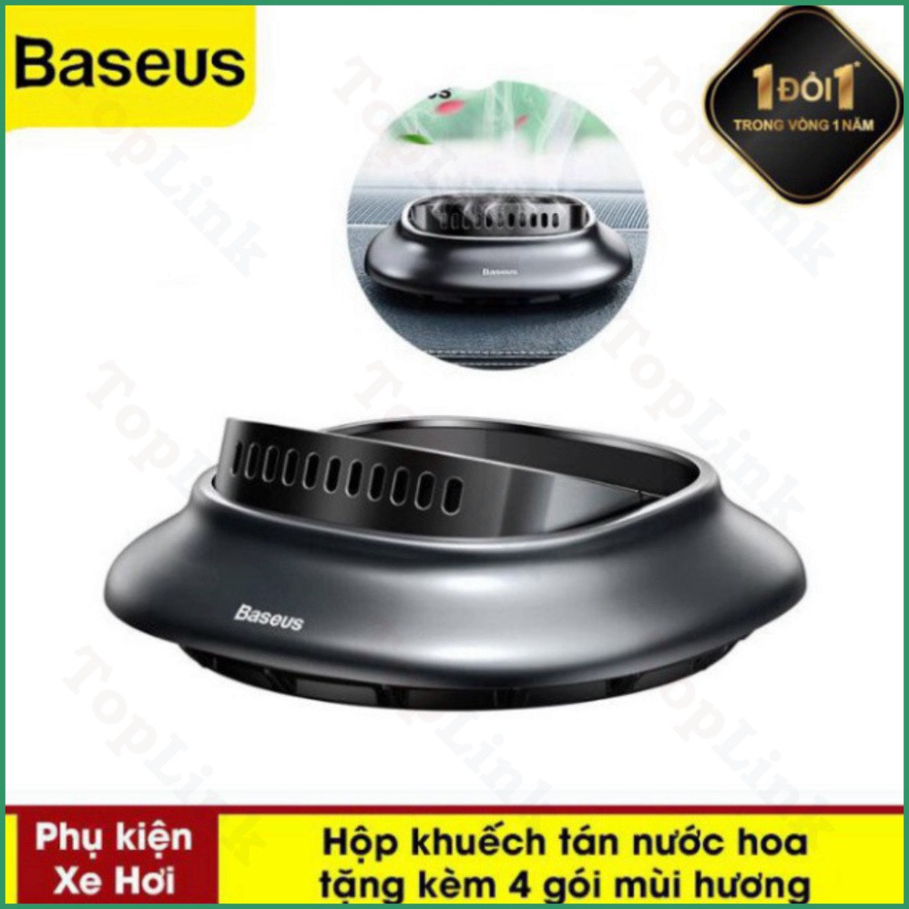 [TopLink] Máy Lọc Khí Và Khuếch Tán Hương Thơm Baseus Cao Cấp Đạt Tiêu Chuẩn Cấp Phép Về Sức Khỏe An Toàn Cue ROHS Cho Ô