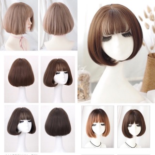 [TẶNG LƯỚI TRÙM] TÓC GIẢ BỘ NGẮN CỤP TẶNG LƯỚI TRÙM [FREESHIP 50K]