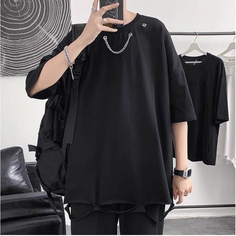 Áo overtee chain xích Unisex