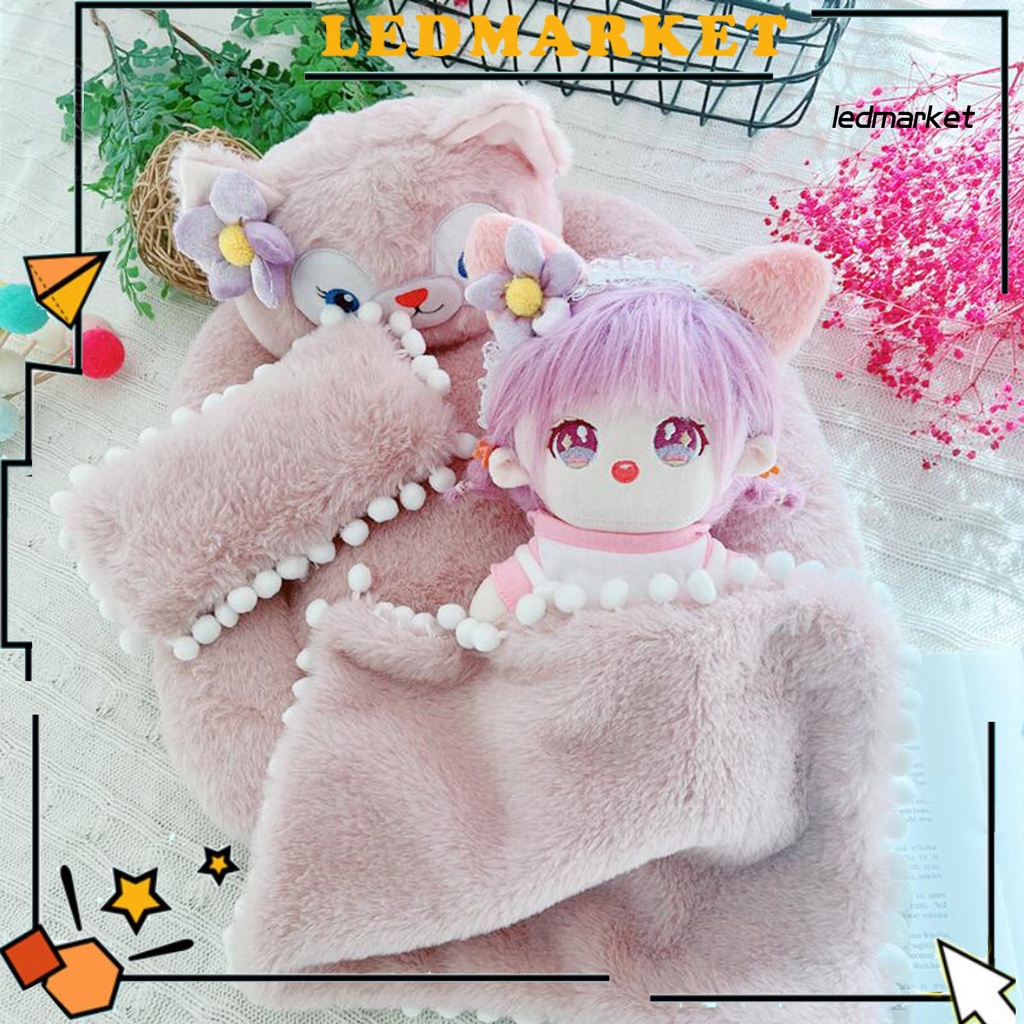 Bộ 3 Món Chăn Ga Gối Nệm 5.6Doll Cho Búp Bê