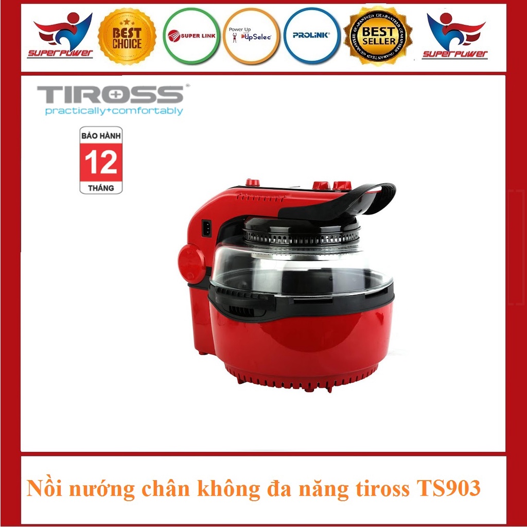 [Mã 254ELSALE giảm 7% đơn 300K] Nồi chiên không dầu đa năng Tiross TS903 (11 lít)- Hàng chính hãng, bảo hành 12 tháng