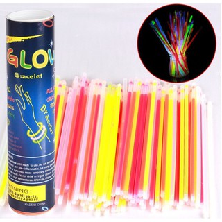 100 que phát sáng dạ quang lightstick kèm đầu nối tạo hình