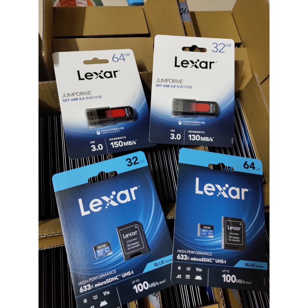 USB 64Gb Lexar Jumdrive S57 USB 3.0 RED | BigBuy360 - bigbuy360.vn