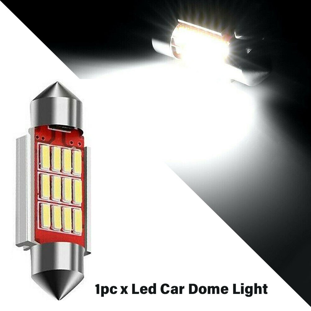 Bóng Đèn LED 36mm 39mm 41mm C5W C10W 12 16 20 24 SMD 4014 Cho Xe Ô Tô