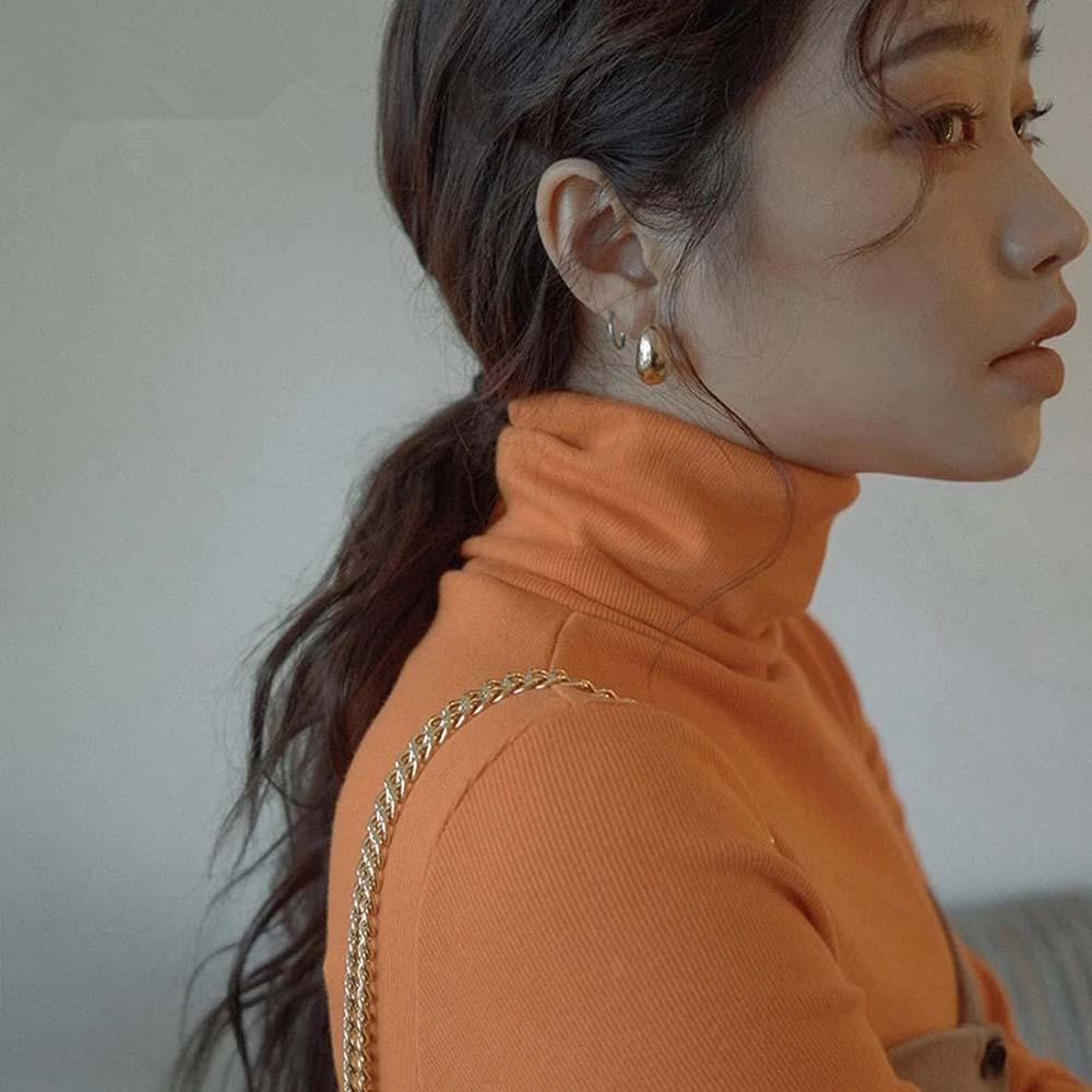 Khuyên Tai Tròn Đơn Giản Cá Tính|Khuyên Tai Hình Tròn Nhiều Màu Sắc Thời Trang